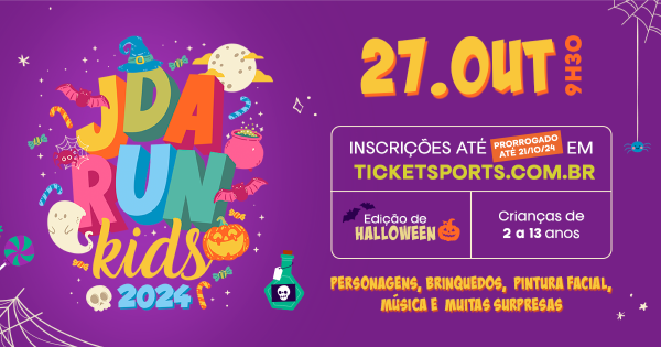 9ª JDA RUN KIDS - EDIÇÃO HALLOWEEN