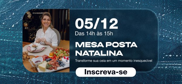 JARDIM LAB - OFICINA DE MESA POSTA NATALINA COM ENIA PEREIRA