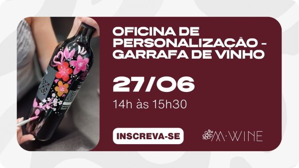 JARDIM LAB - OFICINA DE PERSONALIZAÇÃO DE GARRAFA DE VINHO