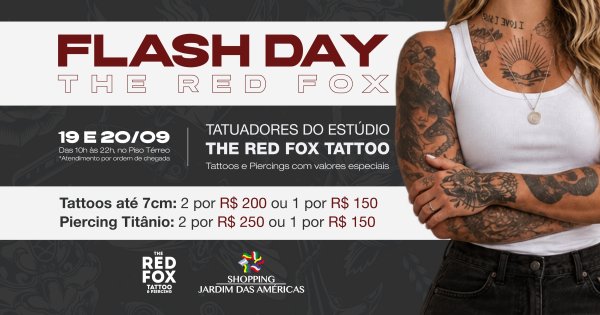 Flash Tattoo no Jardim